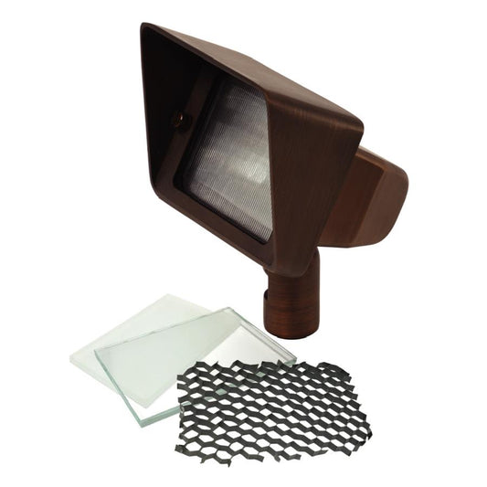 ILLUMICARE LARGE BRASS FLOOD LIGHT WALLY