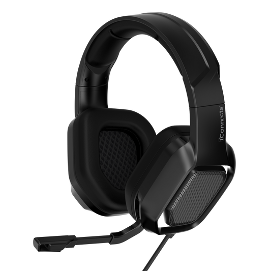 ICONNECTS GAMING/CONFERENCE HEADPHONES BLACK ICGC100