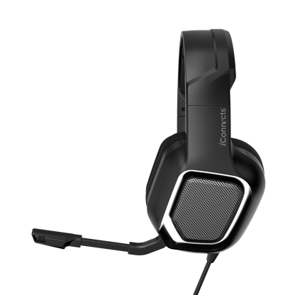 ICONNECTS GAMING/CONFERENCE HEADPHONES BLACK ICGC100