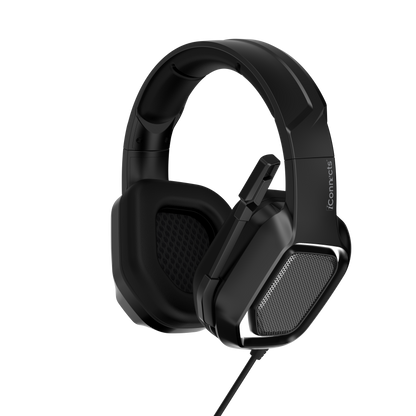 ICONNECTS GAMING/CONFERENCE HEADPHONES BLACK ICGC100