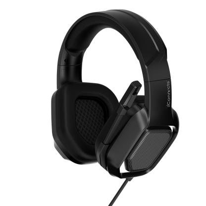 ICONNECTS GAMING/CONFERENCE HEADPHONES BLACK ICGC100