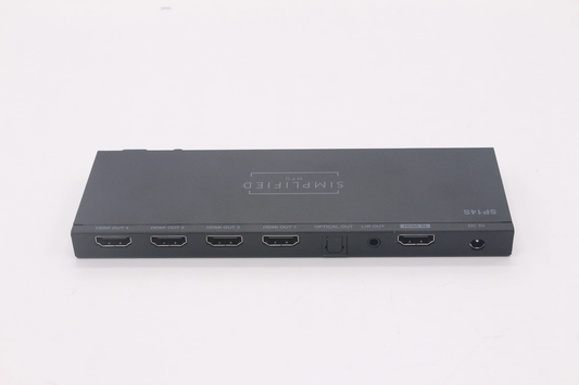 SIMPLIFIED HDMI 2.0B (18 GBPS) 1 TO 4 HDMI SPLITTER SP14S