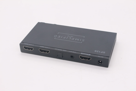 SIMPLIFIED HDMI 2.0B (18 GBPS) 1 TO 2 HDMI SPLITTER SP12S