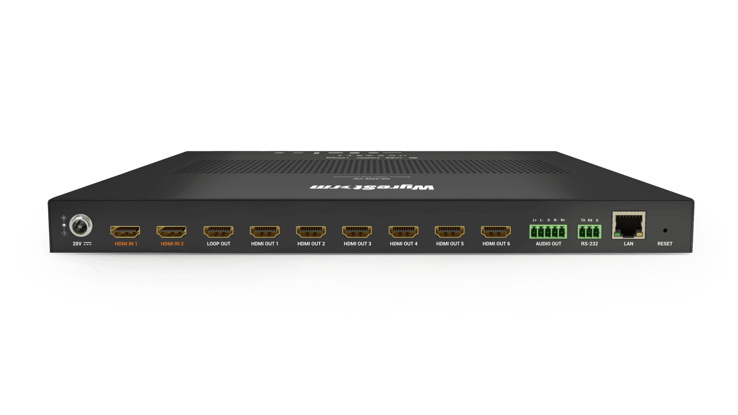 WYRESTORM VIDEO PROCESSOR 4K 60HZ OUTPUT VIDEO WALL SW0206VW