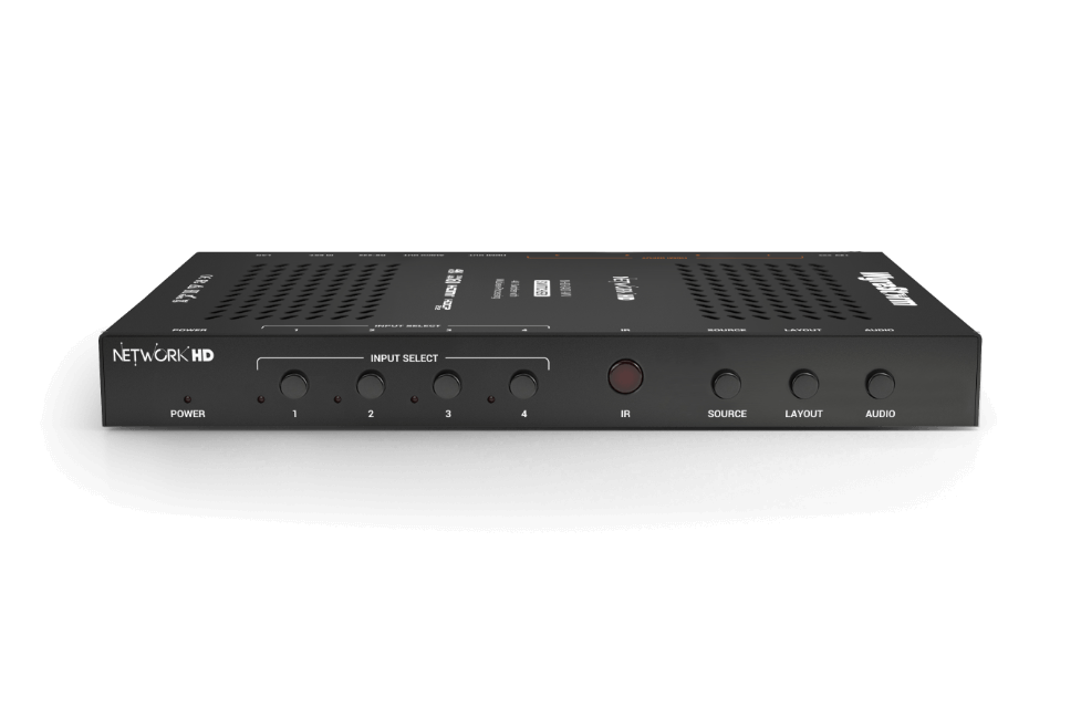 WYRESTORM NETWORKHD 4INPUT 4K60 MULTIVIEW SWITCHER NHD0401MV