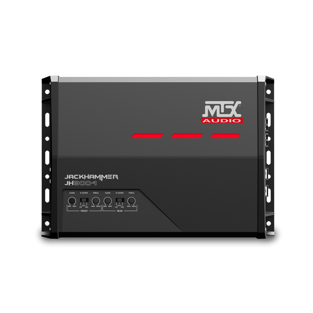 MTX JACKHAMMER 300 WATT RMS 4 CHANNEL AMP JH3004