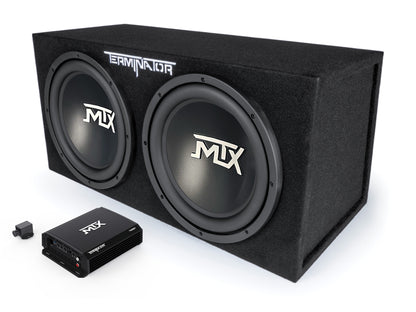 MTX TERMINATOR DUAL 12 SEALED PARTY PACK + AMP TNP212D2