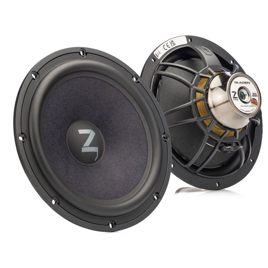 GLADEN ZETA SERIES 200MM MID-BASS WOOFER ZW200