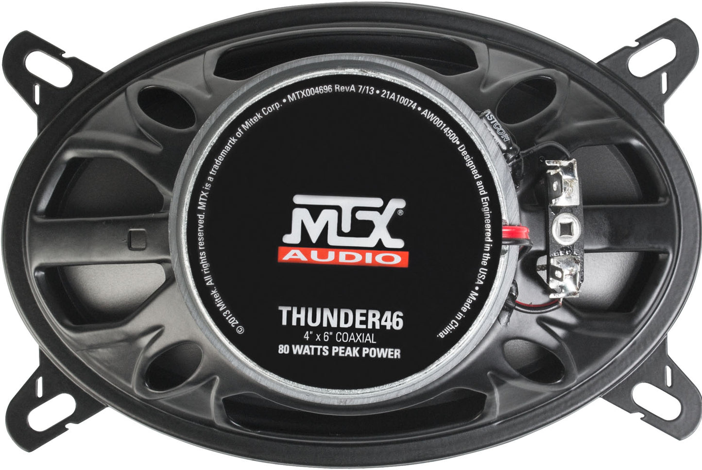 MTX THUNDER SERIES 4X6 2-WAY COAX SPEAKERS THUNDER46