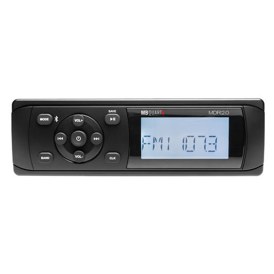 MB QUART MECHLESS MARINE RADIO/SOURCE UNIT BLACK MDR20