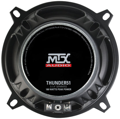 MTX THUNDER SERIES 5.25 COMPONENT SPEAKER SET THUNDER51