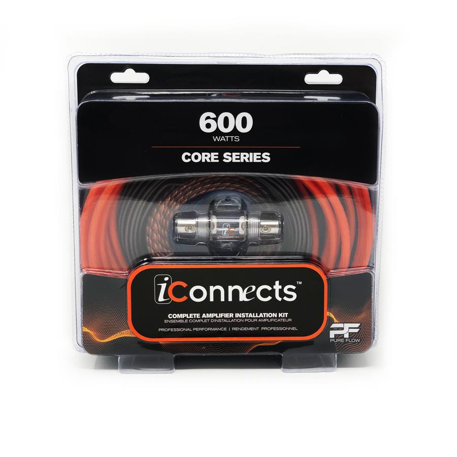 iCONNECTS CORE 8 AWG 600W AMPLIFIER KIT ICCORE600