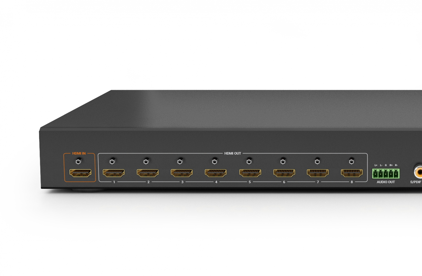 WYRESTORM 4K HDR 1:8 1U RACK-MOUNT HDMI SPLITTER SP618
