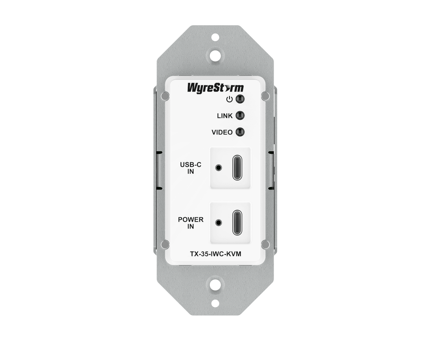 WYRESTORM USB C SINGLE GANG INWALL TRANSMITTER TX35IWCKVM
