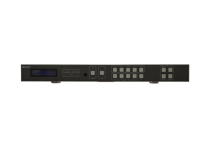 SIMPLIFIED 40M 4X4 SCALING HDMI MATRIX KIT W/ 4 RX M44KT