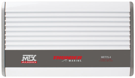 MTX WET SERIES 75 WATTS X 4 RMS @ 2 OHM AMPLIFIER WET754