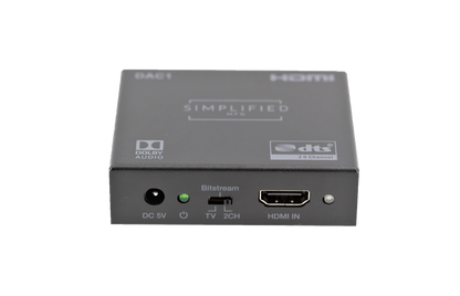 SIMPLIFIED HDMI 2.0B (18 GBPS) AUDIO EXT W/ DOLBY DWNMX DAC1