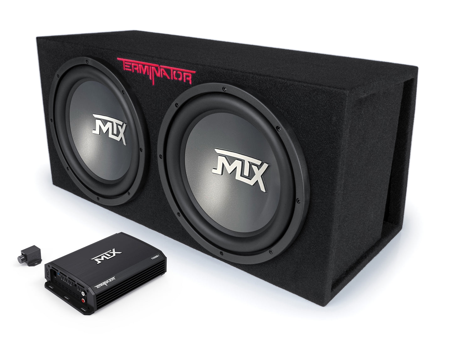 MTX TERMINATOR DUAL 12 VENTED PARTY PACK + AMP  TNP212DV