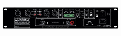 STEALTH ACOUSTICS 2-CHANNEL HIGHCURRENT AMP W/DSP SA2400MKII