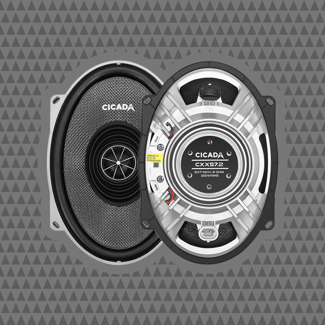 CICADA 5X7-INCH PRO COAXIAL SPEAKERS – 4Ω CXX574