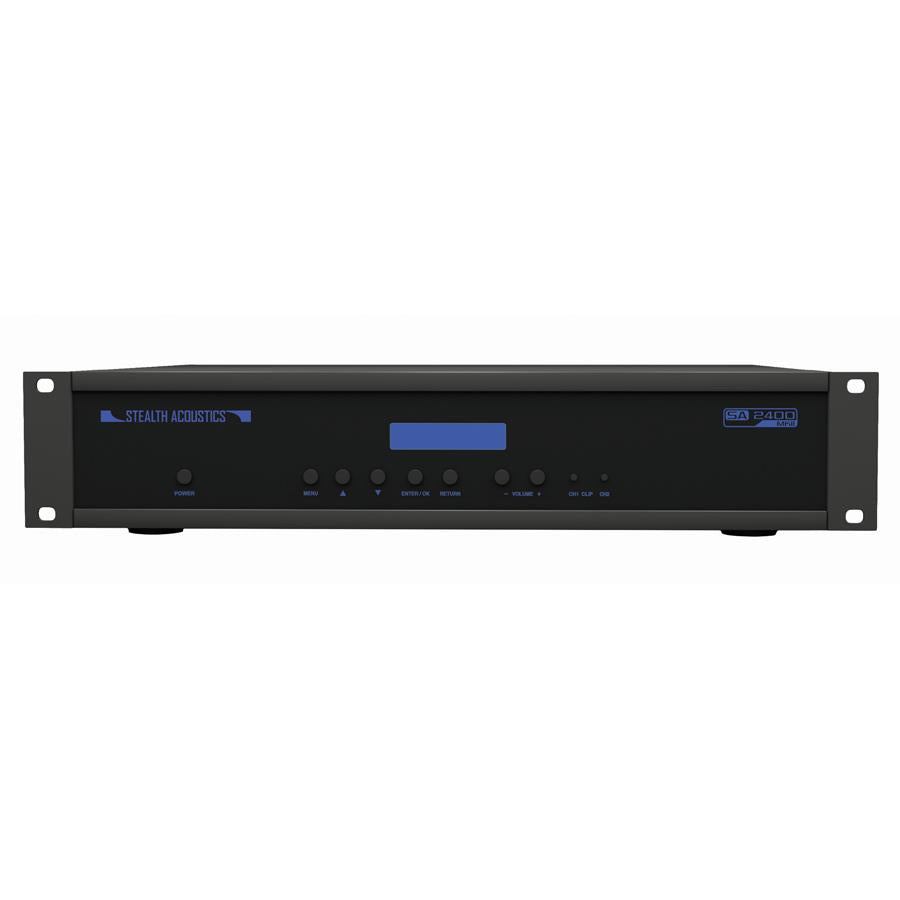 STEALTH ACOUSTICS 2-CHANNEL HIGHCURRENT AMP W/DSP SA2400MKII