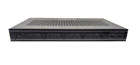 SIMPLIFIED 4K FAST SWITCH MATRIX W/ 4K VIDEO WALL  VW2