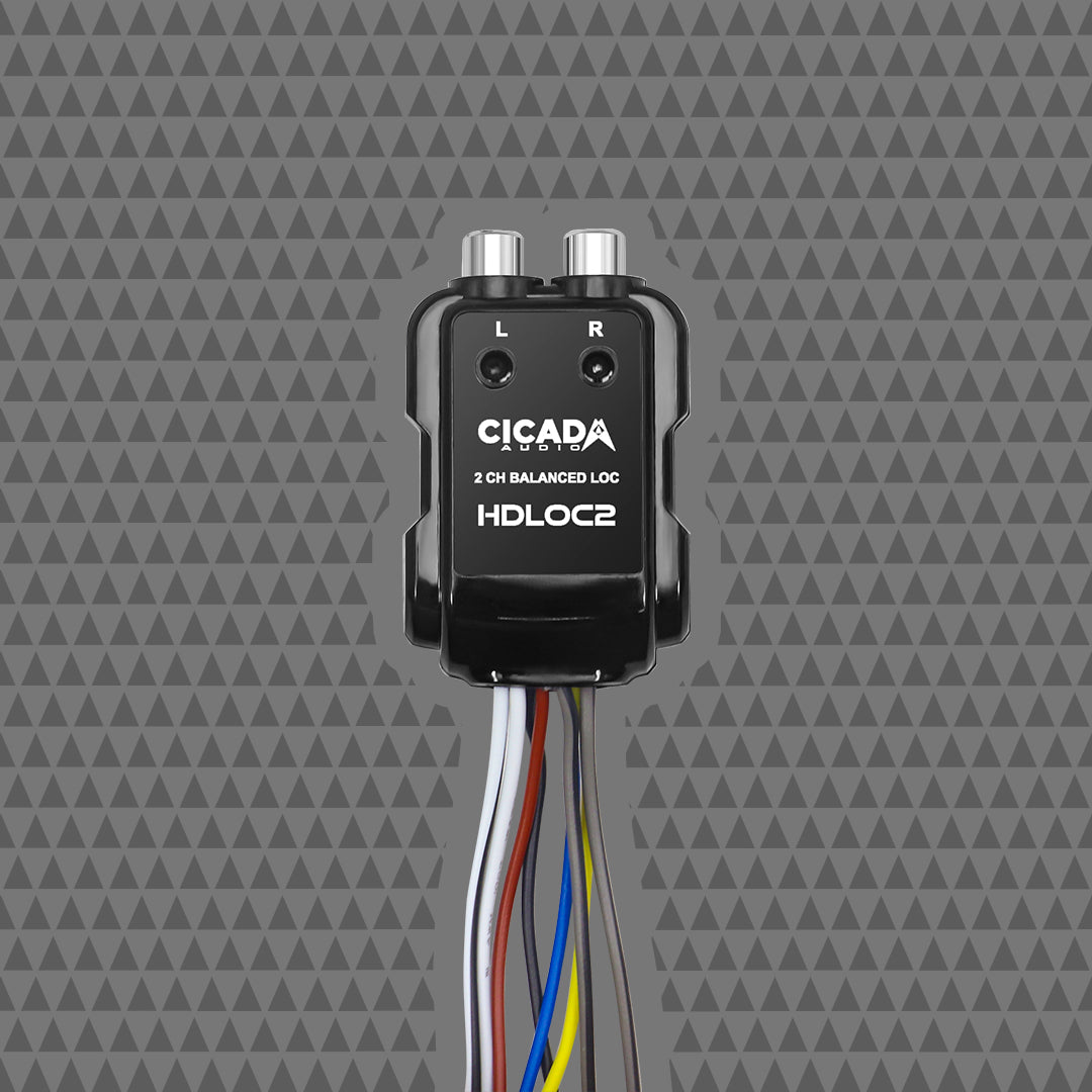 CICADA H-D 2CH LINE OUTPUT CONVERTER W/ LOAD RESIST HDLOC2