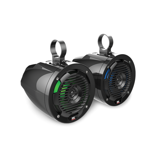 MTX MUD SERIES 6.5 CAGE POD SPEAKER WITH RGB LED'S MUD65PL